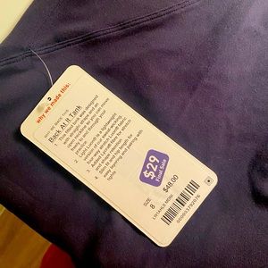 BNWT Lululemon Back At It Tank Size 8 Navy